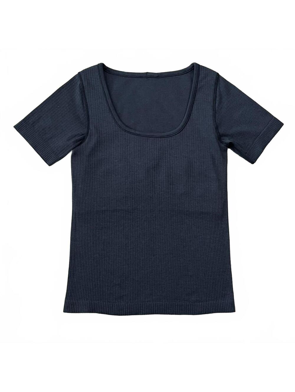 Lululemon Ebb To Street Short Sleeve Shirt Black Size 6